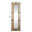 Miroir brun en bois Markeyia