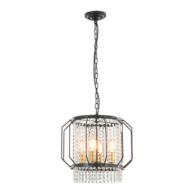 4 - Light Crystal Chandelier