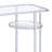 Sofa Table, Chrome & Glass