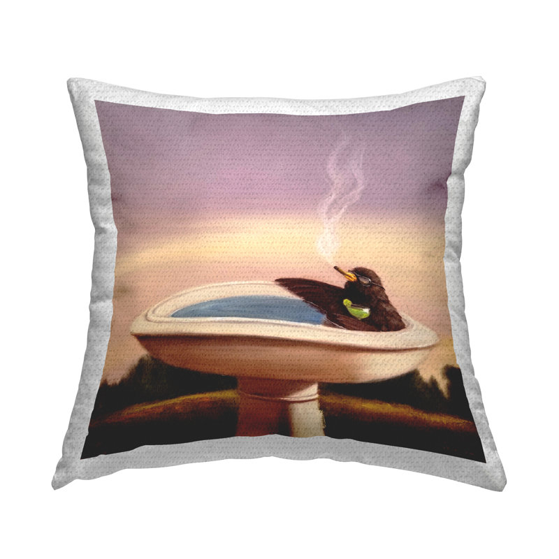Coussin extérieur Birdbath Best Life