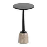 Round Marble Drink Table