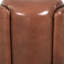 Fauteuil demi-tonneau en cuir Vicenza