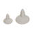 Decorative Abstract Object Statue Figurine for Home Decor – Minimalist Object for Shelf Decor, Office Accent, or Living Room Decoration – 11", White