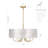 24" 6-Light Capiz Shell Drum Chandelier