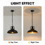 Lacluta 1 - Light Black Dome Pendant