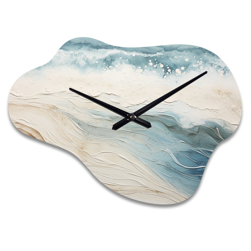 Horloge murale en métal Climmie, Grand