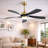 TurboBreeze 52'' - 5 Blade Modern Ceiling Fan with Dimmable Light Kit and Remote Control-122950093-122950095