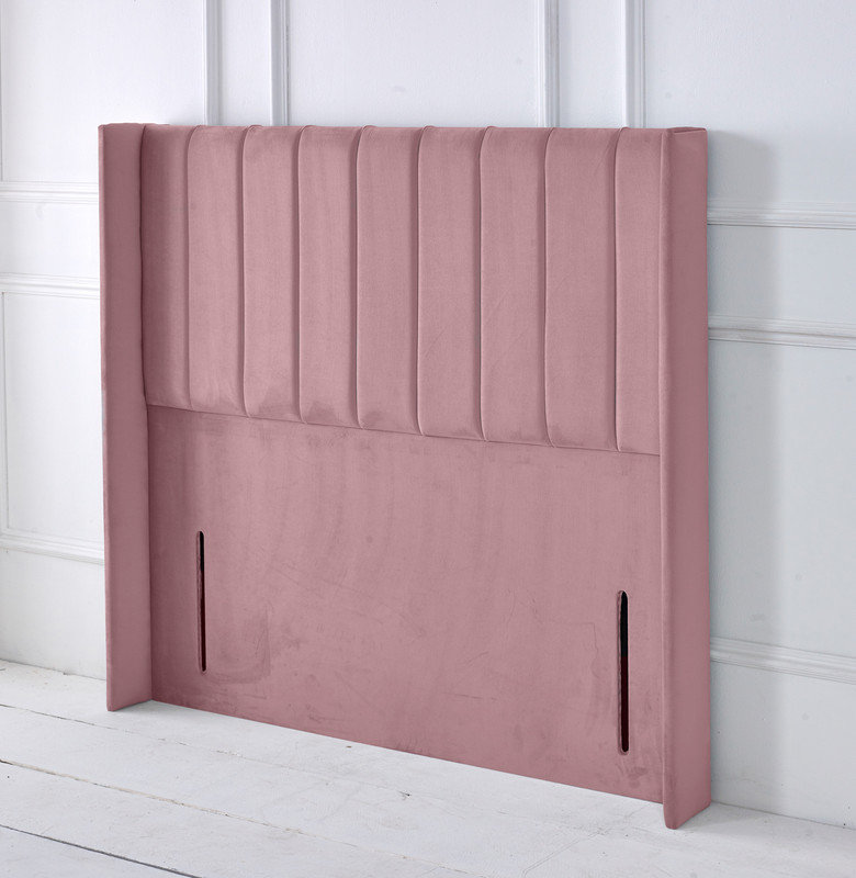 Upholstered Headboard, Single (3'), Pink