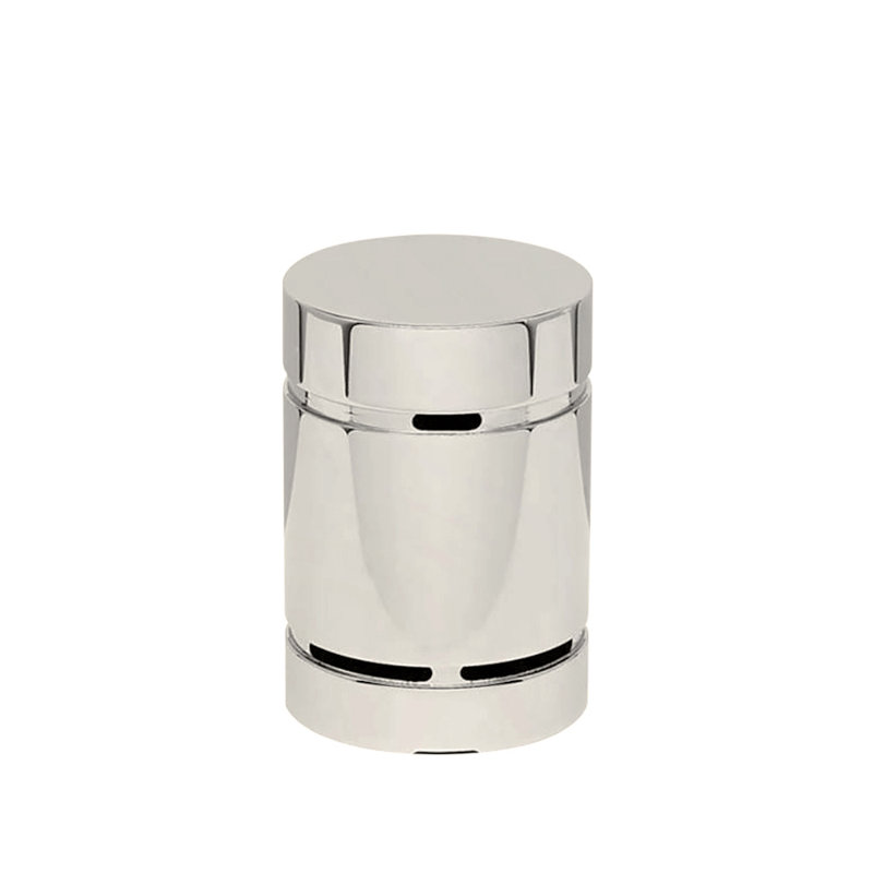 Contemporary Dual Port Air Gap, Satin Chrome