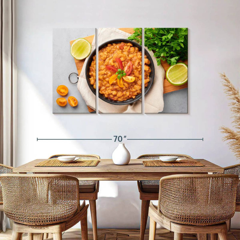 Egyptian Fava Beans, 36" H x 57" W