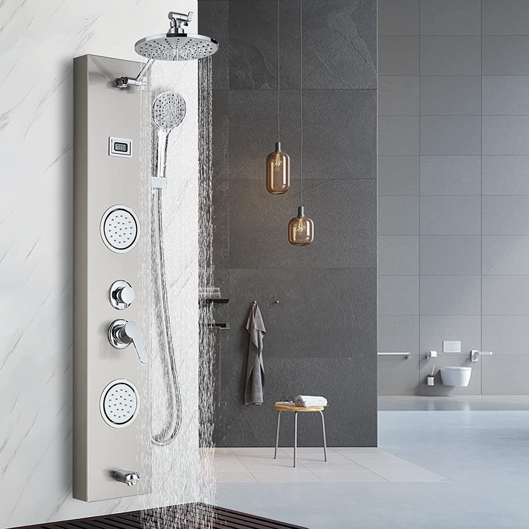 43.7'' Shower Panel with Adjustable Shower Head Senlesen