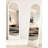 Full Length Mirror 63"X 20" Floor Mirror, Free Standing Full Body Mirror, Wall Mounted Hanging Or Leaning Mirror With Stand For Bedroom, Living Room, Cloakroom-2108230925