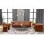 Paris Club Genuine Leather Chesterfield Sofa-121429800