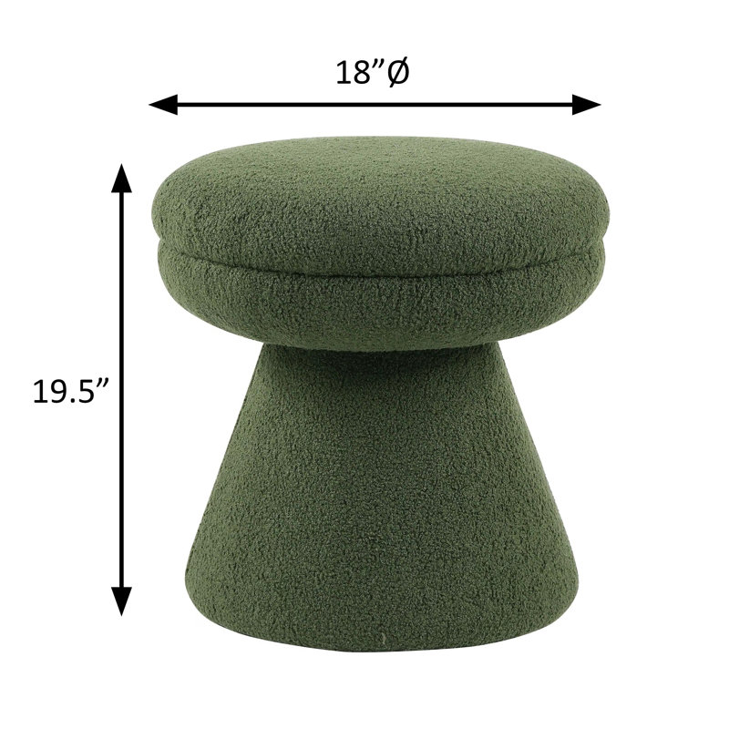 Tabouret l 18 po, brun, Green