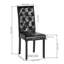 Dining Chair Set Of 6,High Back Kitchen Chair,Button Upholstered Dining Chair,Solid Faux Leather Living Room Chair-97249230-97249225