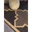 Tapis décoratif d’intérieur/extérieur à motif géométrique brun Alberich-1602640955