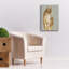  «Lap Cat 1» par Chariklia Zarris, art mural sur toile, 18 po x 26 po
