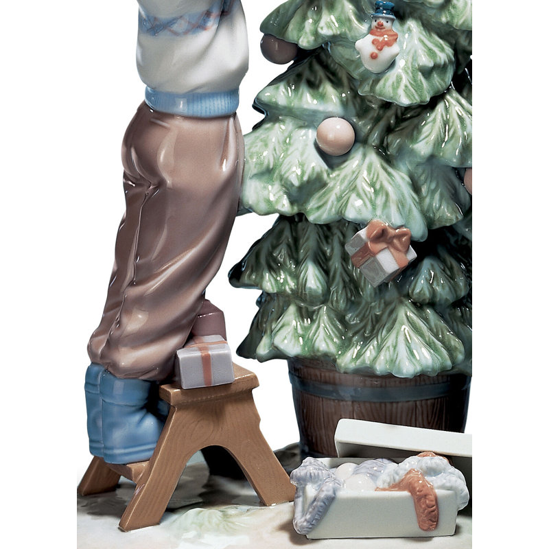 Trimming the Tree Figurine