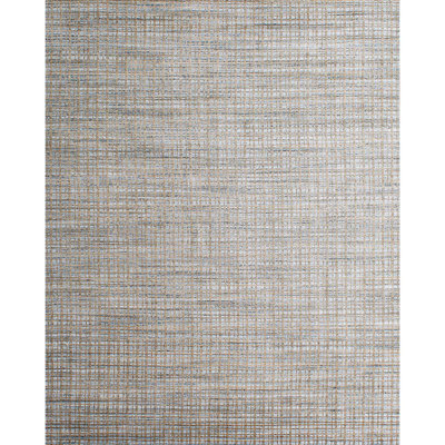 Tapis beige et argent noué à la main de haute qualité
