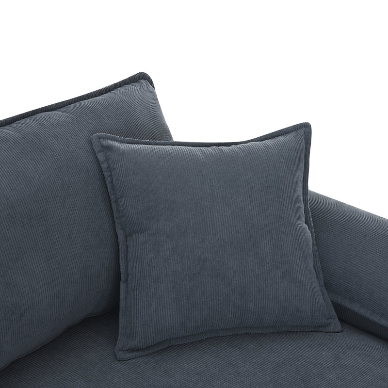 Canapé confortable en velours côtelé pour la détente