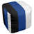 Black/Blue/White