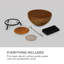 Round Steel Wood Burning Smokeless Fire Pit-69312599