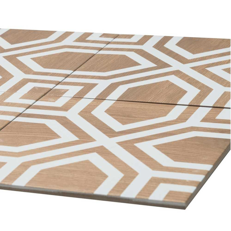 Larissa Deco 10x10 Porcelain Wood Look Wall & Floor Tile, Oak