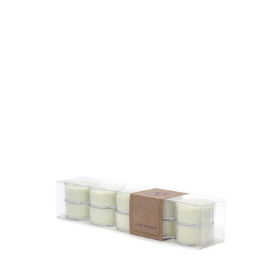 Eucalyptus Mint Scented Tealight Candle with Plastic Holder