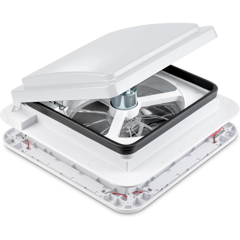 Ventilateur de voiture 2,9 po Hike Crew, Blanc