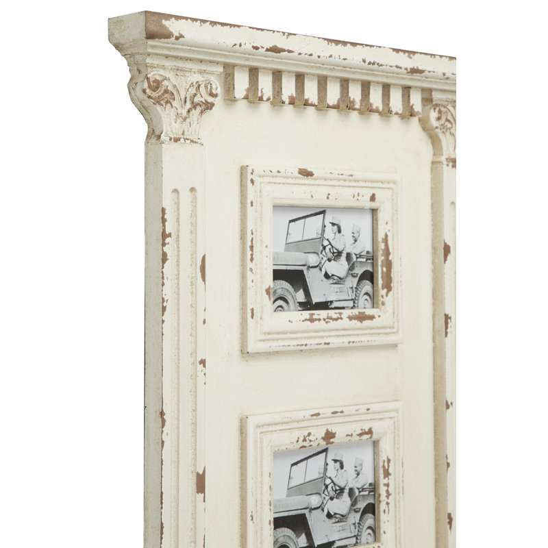 Pharr White Embossed Picture Frame