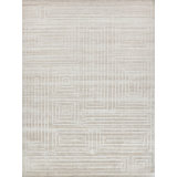 Castelli Hand Loomed Geometric Area Rug in Beige