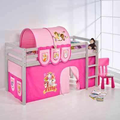 Loft Bed with Built-in Ladder Included