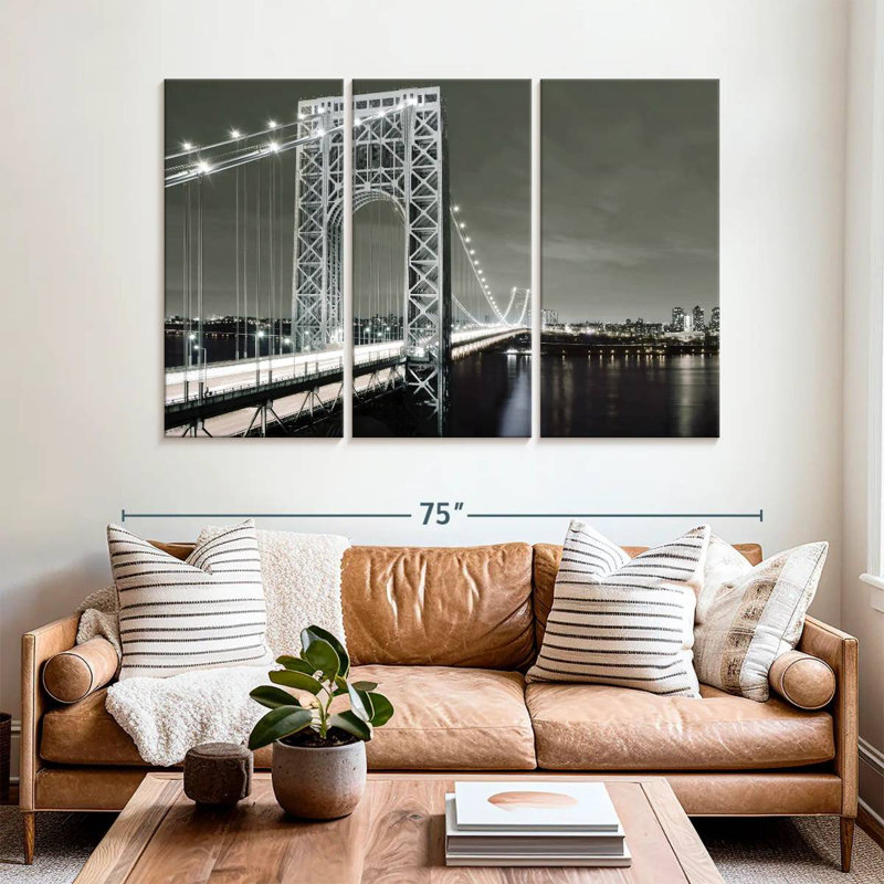 Lilie Bridge City Lights, H 42 po x l 65 po