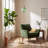 Jacobson 71" Arched Ribbed Glass Floor Lamp with Rotatable Glass Shade