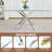 Gracieleigh Glass Top Pedestal Dining Set-403140073-403140072-407129206