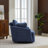 Upholstered Swivel Chair With 2 Side Pillows-213770544