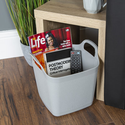 Wham Flexi-Store 8L Square Tub Graduated Cool Grey