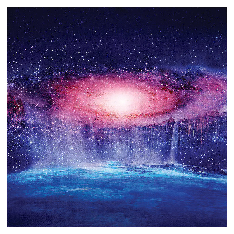 « andromeda cascade », impression sur toile tendue, H 12 po x l 12 po x P 1,5 po