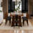 Rectangular Dining Table for 8 People-128516178