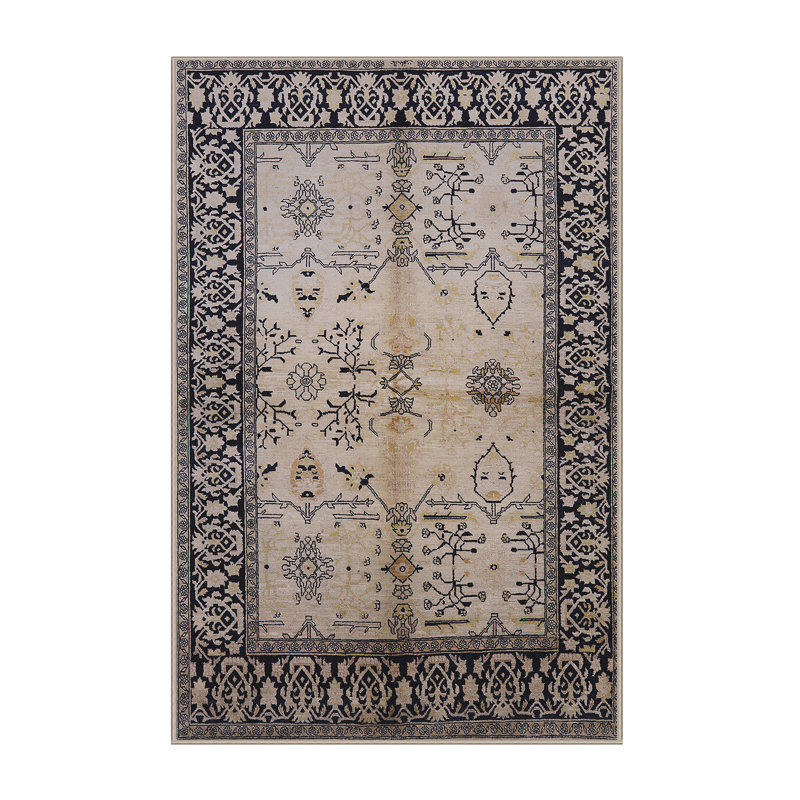 Tapis oriental gris / beige Hamblin, Rectangle 3 pi x 5 pi