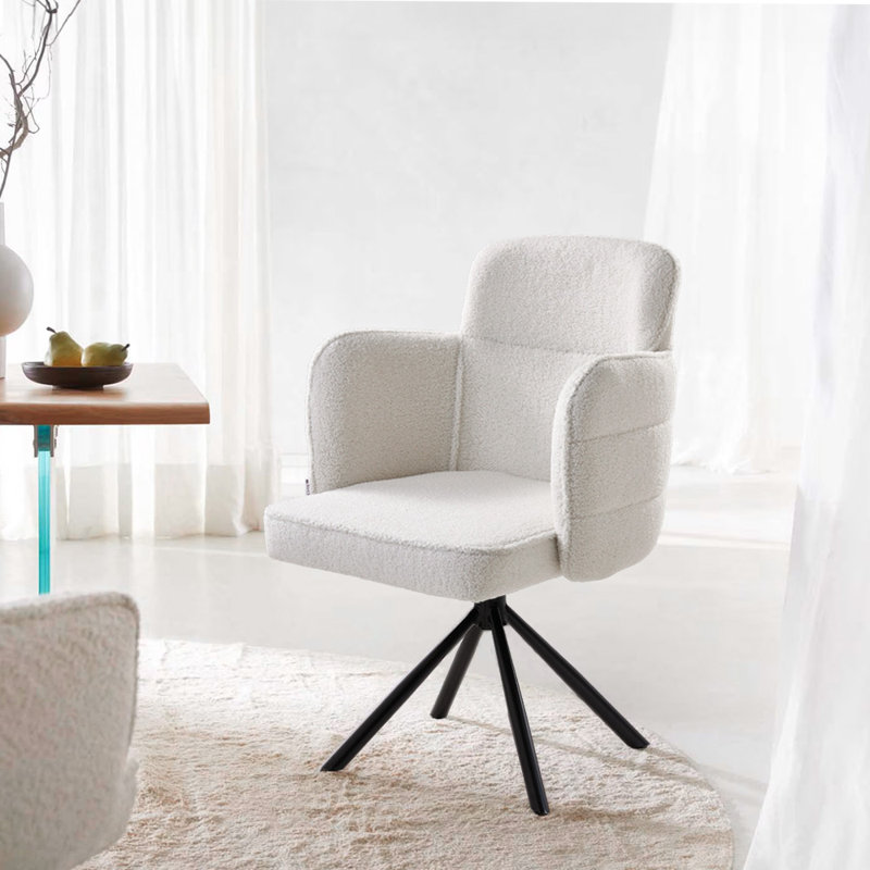 Upholstered Swivel Accent Chair