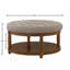 Grande table basse avec repose-pieds capitonné et rembourré avec tablette-1789044848-1789044863
