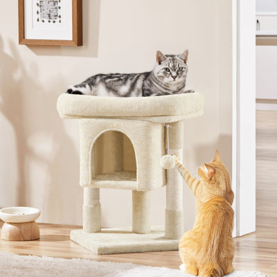 Brympton 23.5″ Height Two-Level Cat Tree with Condo