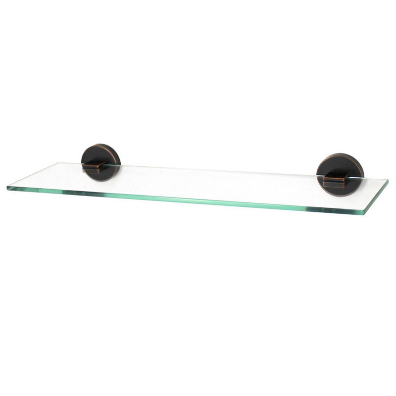 Neo Glass Bathroom Shelf, Oil Rubbed Bronze