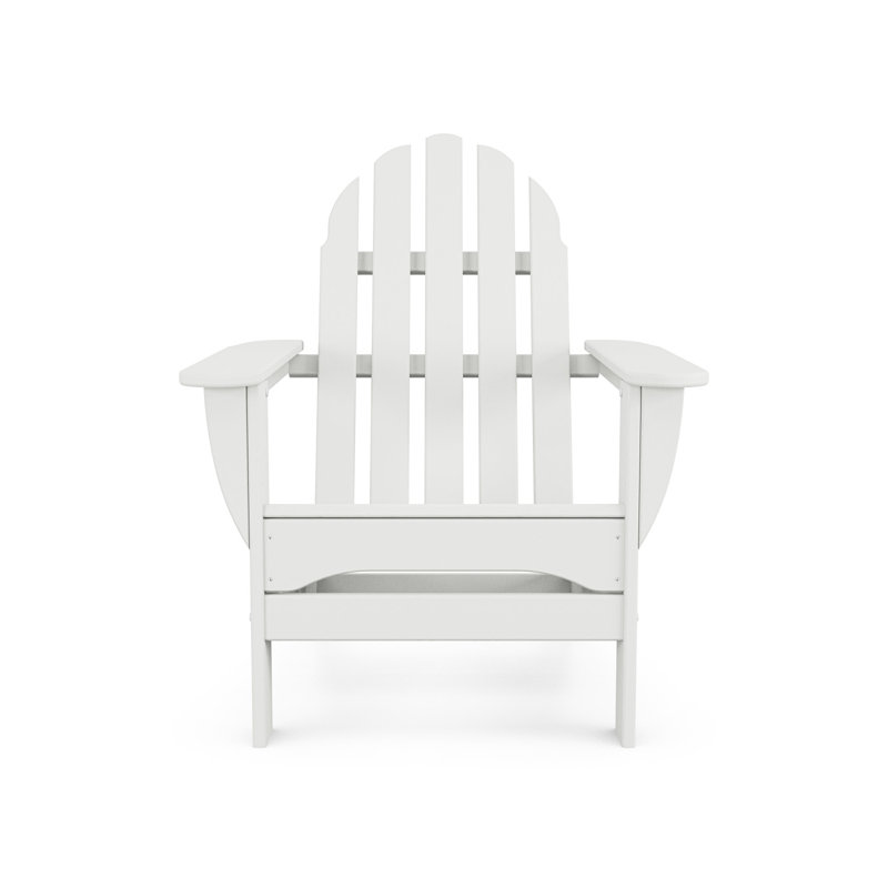 POLYWOOD Classic Adirondack Chair, White