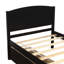 Lit plateforme simple avec deux tiroirs