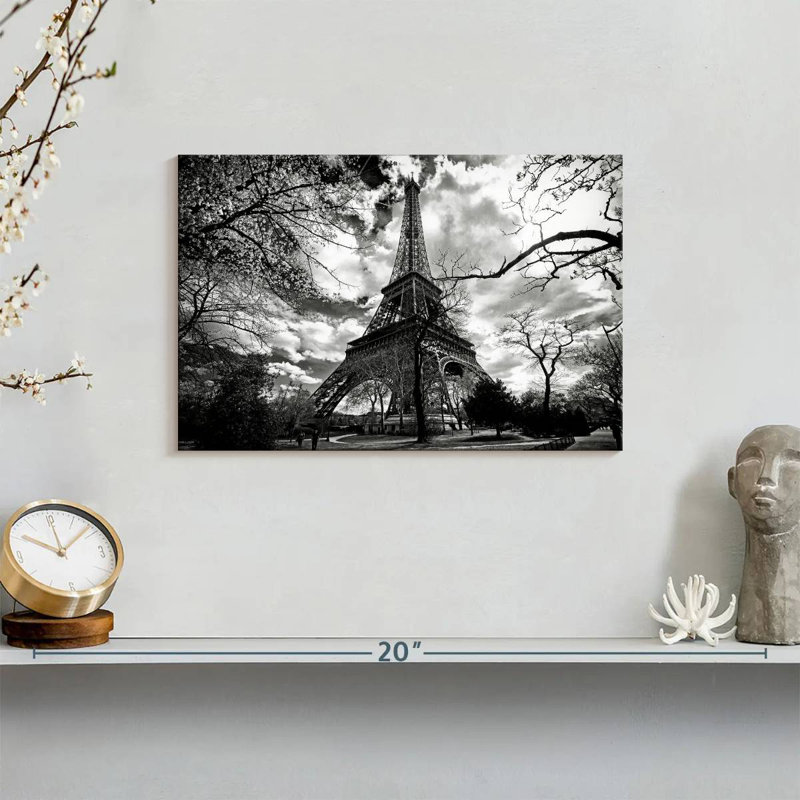 Senne Eiffel Tower Vintage, 8" H x 12" W