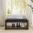Wood Frame Storage Bench with Removable Cushion, Lower Shelf-1930066407-1930066406