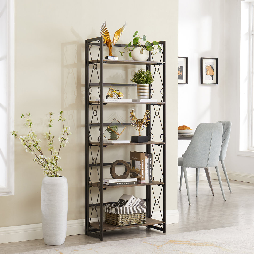 Jasiana 62" H x 24" W x 12" D Shelving Unit 17 Stories 