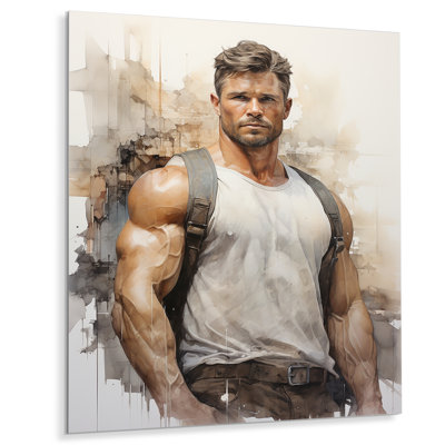 " Bodybuilding Front Relaxed Pose II "
